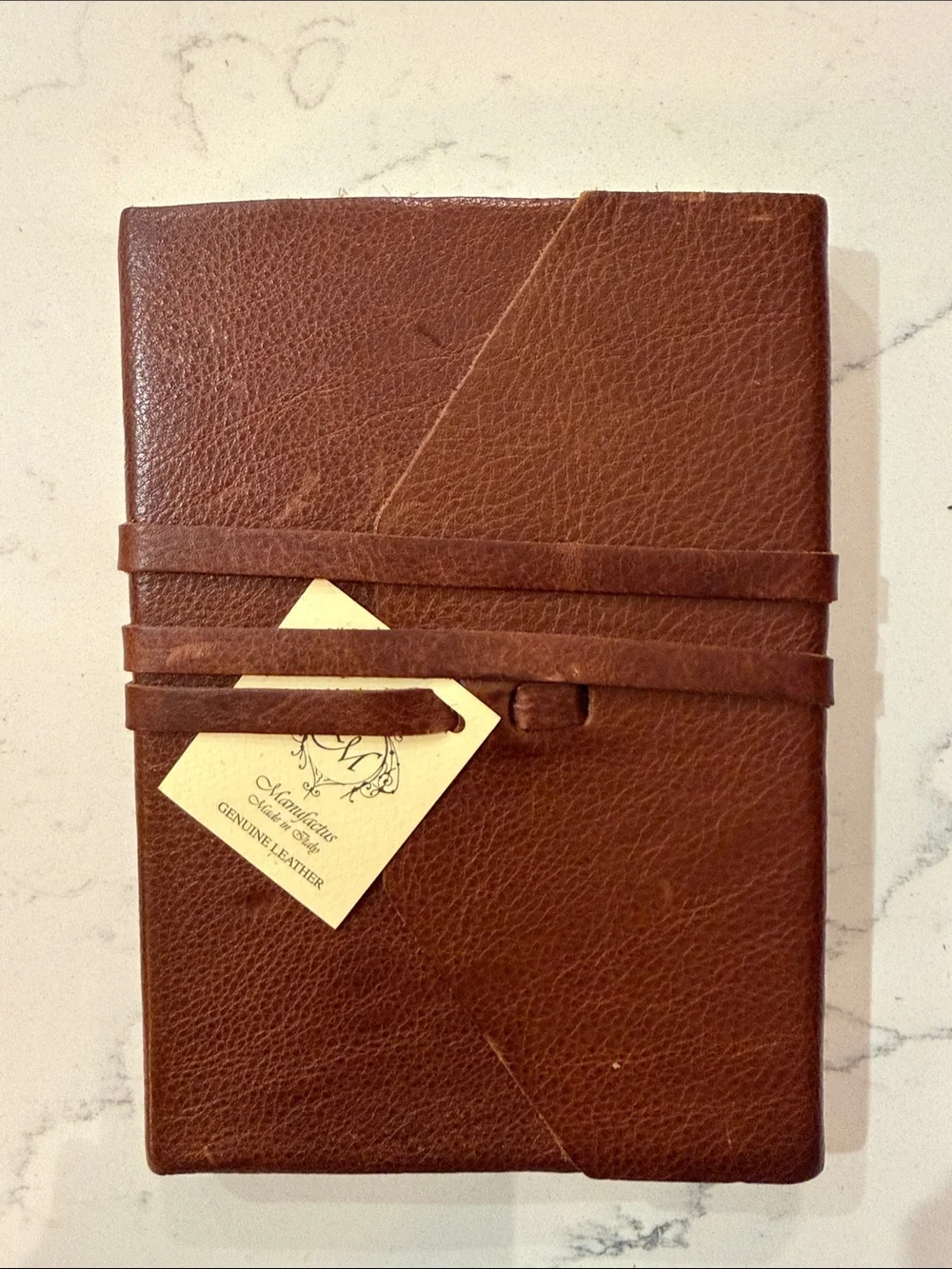 Manufactus leather bound journal